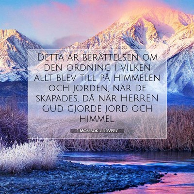 1 Mosebok 2:4 Bibelvers Förklarad