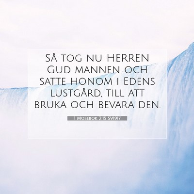 1 Mosebok 2:15 Bibelvers Förklarad