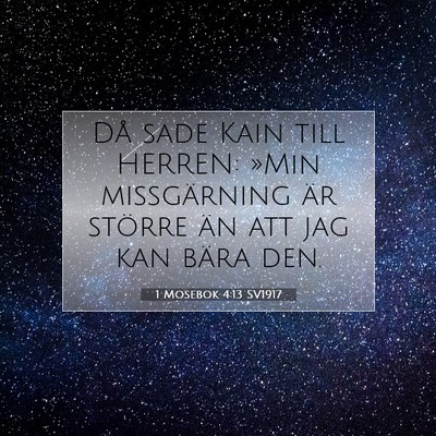 1 Mosebok 4:13 Bibelvers Förklarad