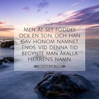 1 Mosebok 4:26 Bibelvers Förklarad