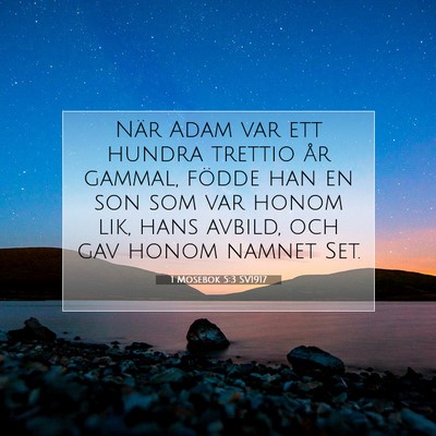 1 Mosebok 5:3 Bibelvers Förklarad