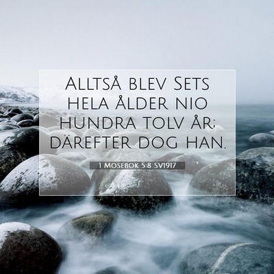 1 Mosebok 5:8 Bibelvers Förklarad