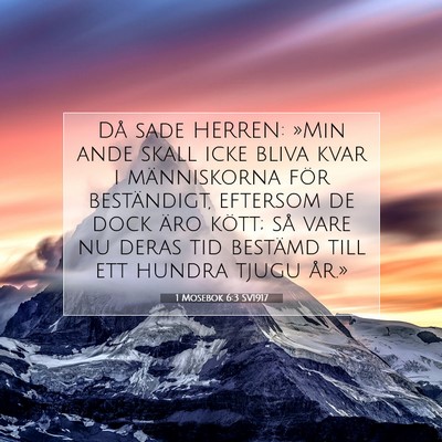 1 Mosebok 6:3 SV1917 Bild av bibelvers