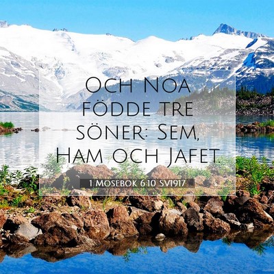 1 Mosebok 6:10 Bibelvers Förklarad