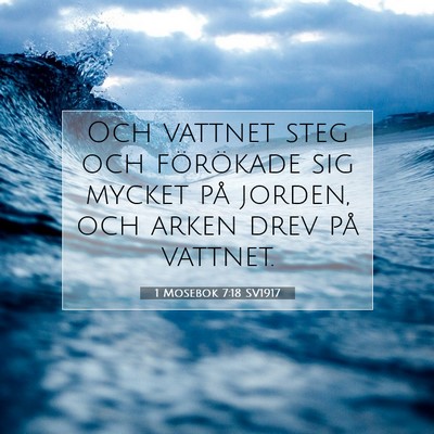 1 Mosebok 7:18 Bibelvers Förklarad