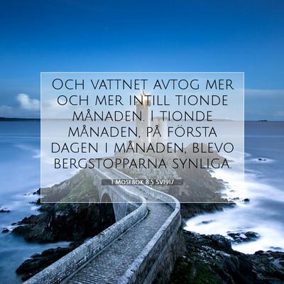 1 Mosebok 8:5 Bibelvers Förklarad
