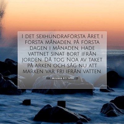 1 Mosebok 8:13 Bibelvers Förklarad