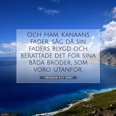 1 Mosebok 9:22 Bibelvers Förklarad