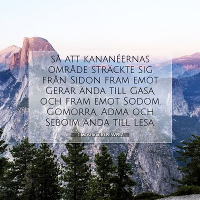 1 Mosebok 10:19 Bibelvers Förklarad