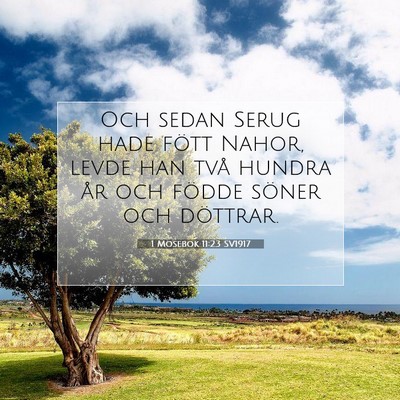 1 Mosebok 11:23 Bibelvers Förklarad