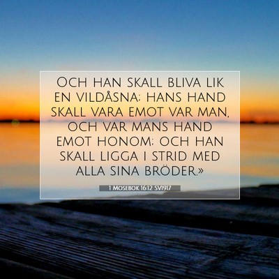 1 Mosebok 16:12 Bibelvers Förklarad