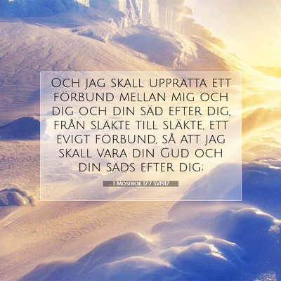 1 Mosebok 17:7 SV1917 Bild av bibelvers