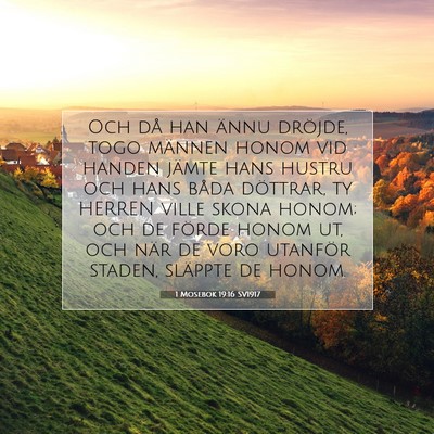 1 Mosebok 19:16 Bibelvers Förklarad