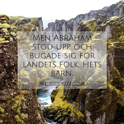 1 Mosebok 23:7 Bibelvers Förklarad
