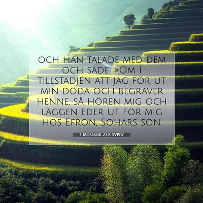 1 Mosebok 23:8 Bibelvers Förklarad