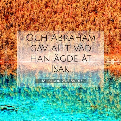 1 Mosebok 25:5 Bibelvers Förklarad