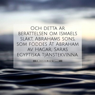 1 Mosebok 25:12 Bibelvers Förklarad