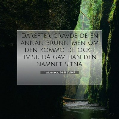 1 Mosebok 26:21 Bibelvers Förklarad