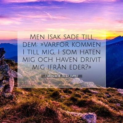 1 Mosebok 26:27 Bibelvers Förklarad
