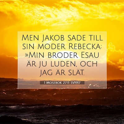 1 Mosebok 27:11 Bibelvers Förklarad