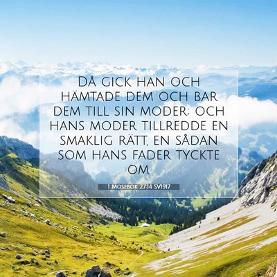 1 Mosebok 27:14 Bibelvers Förklarad