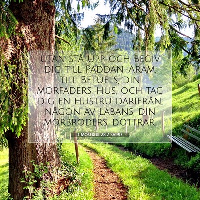 1 Mosebok 28:2 Bibelvers Förklarad