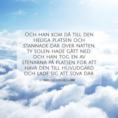 1 Mosebok 28:11 Bibelvers Förklarad