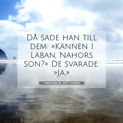 1 Mosebok 29:5 Bibelvers Förklarad