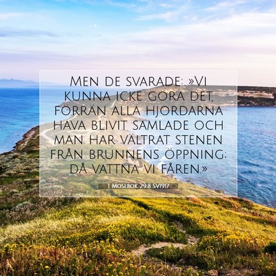1 Mosebok 29:8 Bibelvers Förklarad