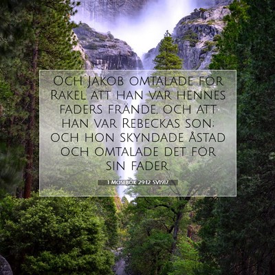 1 Mosebok 29:12 Bibelvers Förklarad