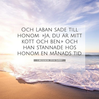 1 Mosebok 29:14 Bibelvers Förklarad