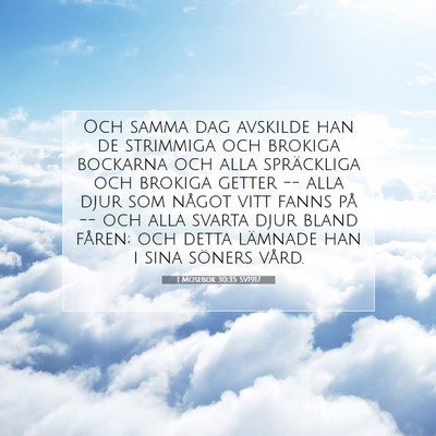 1 Mosebok 30:35 Bibelvers Förklarad