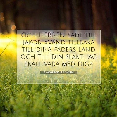 1 Mosebok 31:3 Bibelvers Förklarad