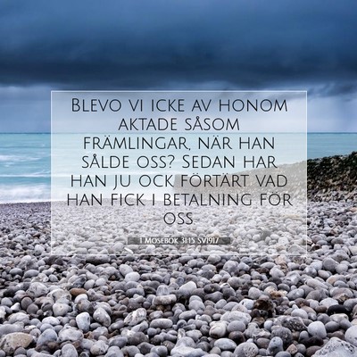 1 Mosebok 31:15 Bibelvers Förklarad