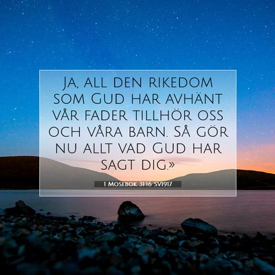 1 Mosebok 31:16 Bibelvers Förklarad