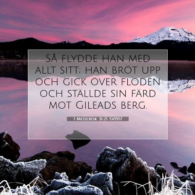 1 Mosebok 31:21 Bibelvers Förklarad