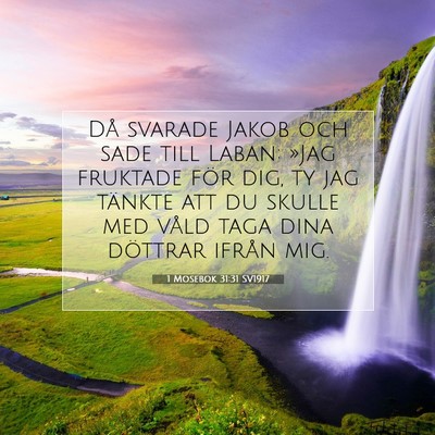 1 Mosebok 31:31 Bibelvers Förklarad