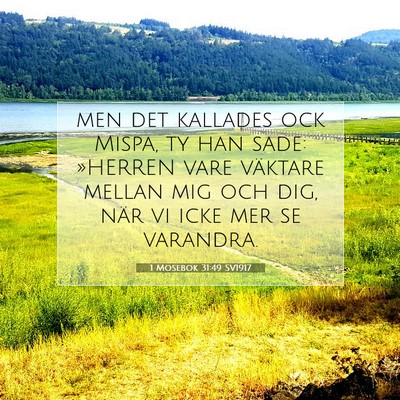 1 Mosebok 31:49 Bibelvers Förklarad