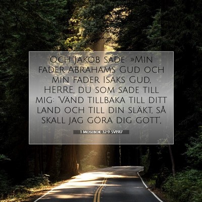 1 Mosebok 32:9 SV1917 Bild av bibelvers