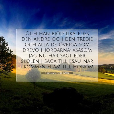 1 Mosebok 32:19 Bibelvers Förklarad