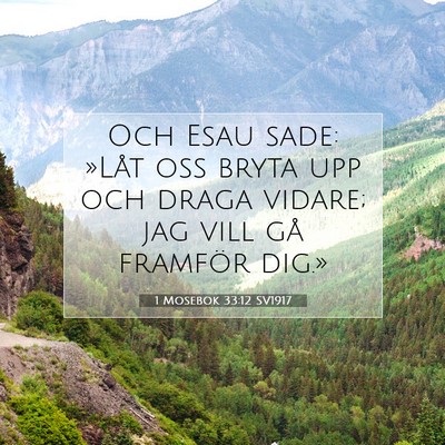 1 Mosebok 33:12 Bibelvers Förklarad