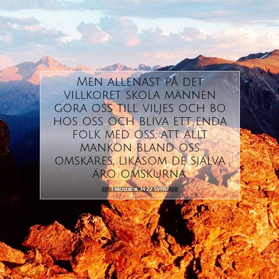 1 Mosebok 34:22 Bibelvers Förklarad