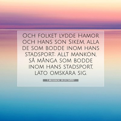 1 Mosebok 34:24 Bibelvers Förklarad