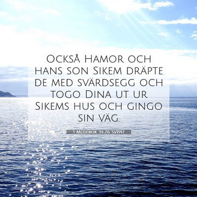 1 Mosebok 34:26 Bibelvers Förklarad