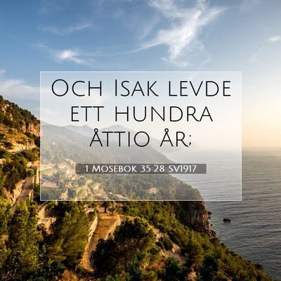 1 Mosebok 35:28 Bibelvers Förklarad