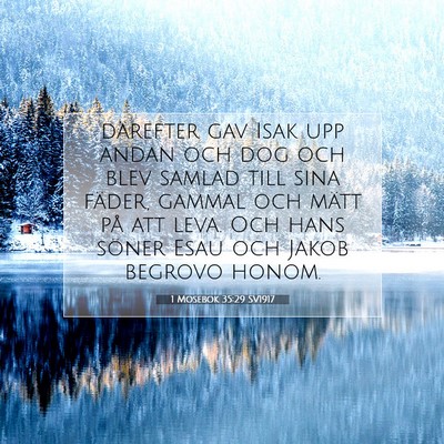 1 Mosebok 35:29 Bibelvers Förklarad