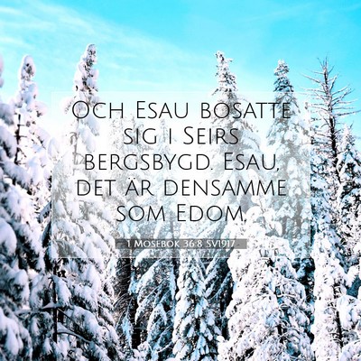 1 Mosebok 36:8 Bibelvers Förklarad