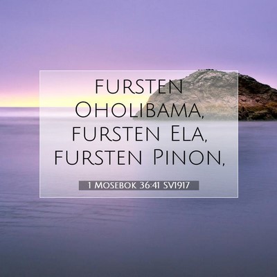 1 Mosebok 36:41 Bibelvers Förklarad