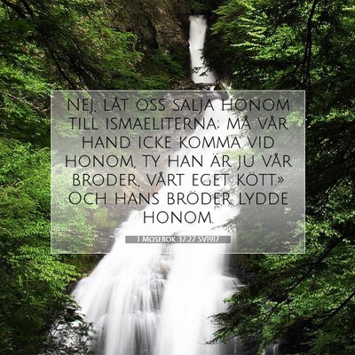 1 Mosebok 37:27 Bibelvers Förklarad