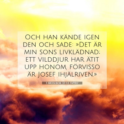 1 Mosebok 37:33 Bibelvers Förklarad